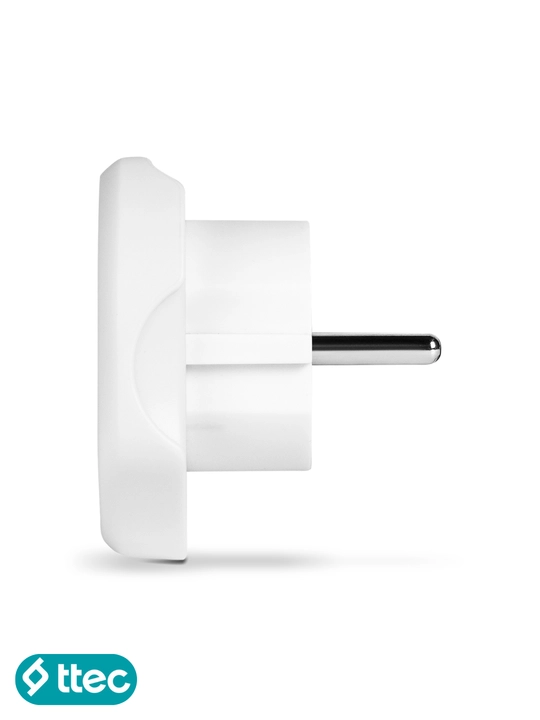 TTEC EU to Universal Convertor White, Yevropa rozetkasi uchun universal adapter