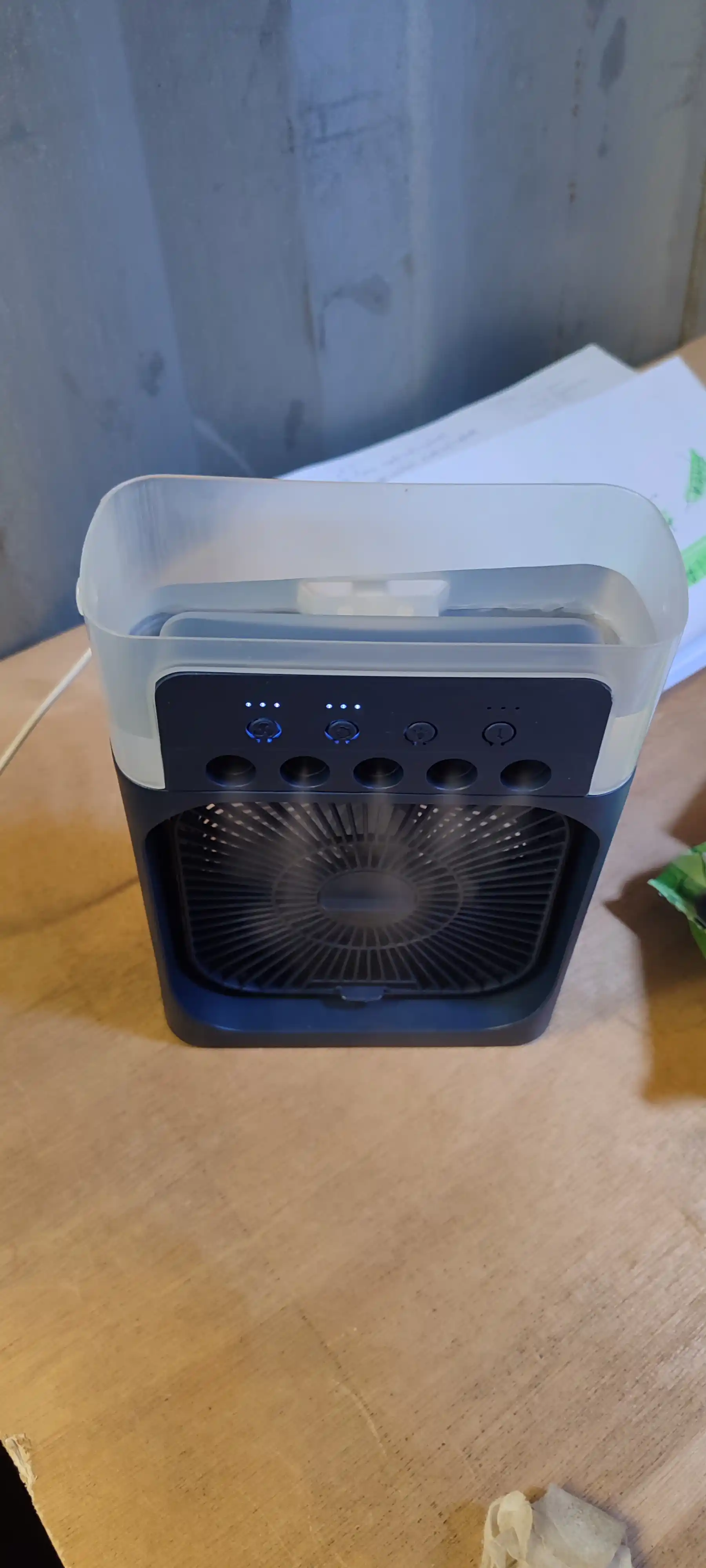 Portativ mini konditsioner, namlagich, mini ventilyator, 3 tasi 1 da