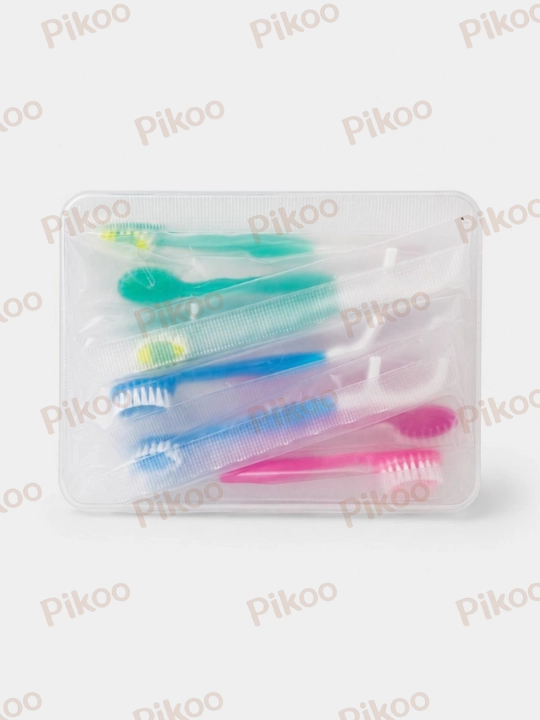 Bir martalik tish cho‘tkasi sayohat uchun tish to‘plami pasta va flosser 5 tasi 1 da4/8/12