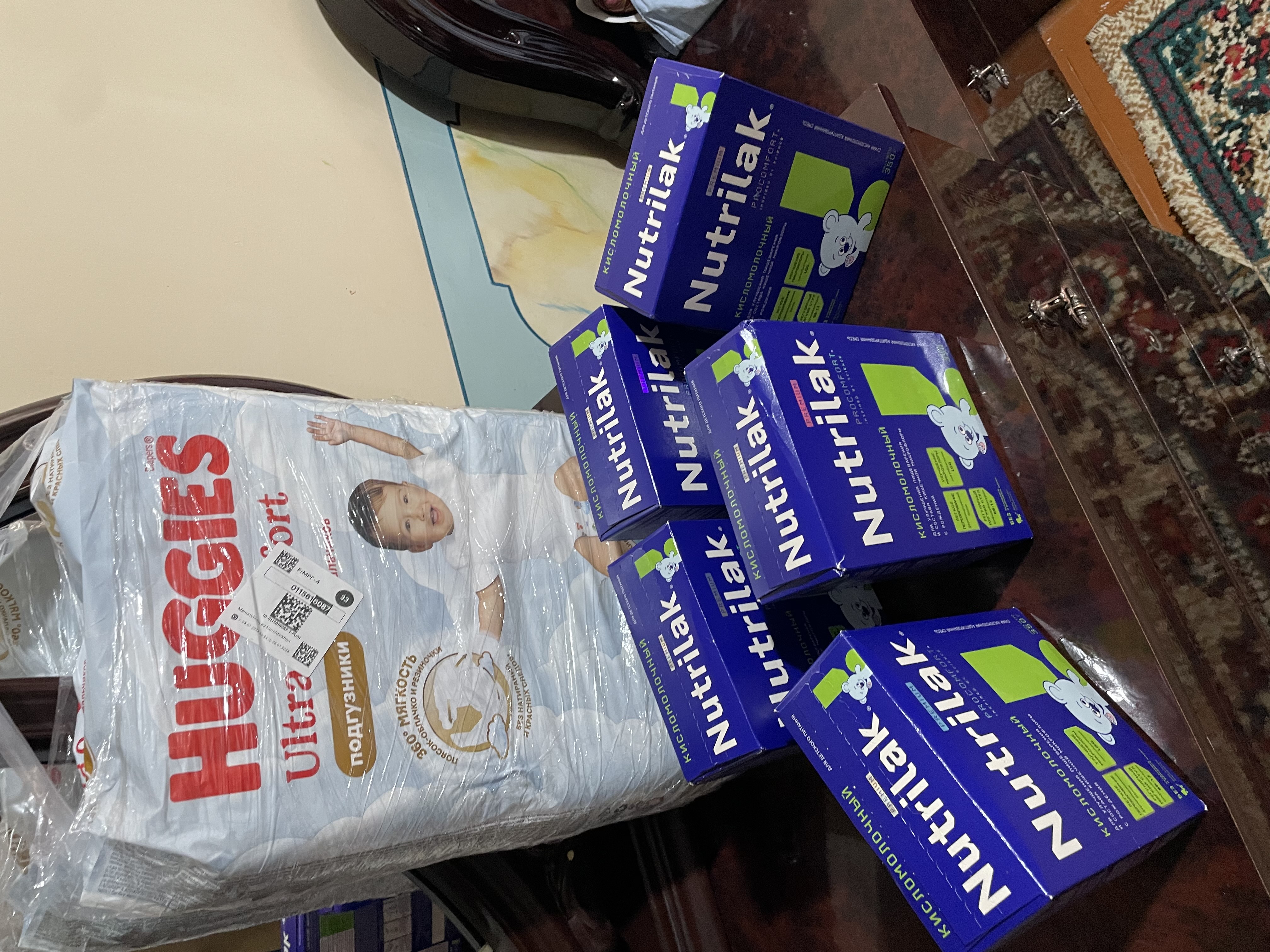 Подгузники Huggies Ultra Comfort для мальчиков 8-14кг, 4 размер, 80шт