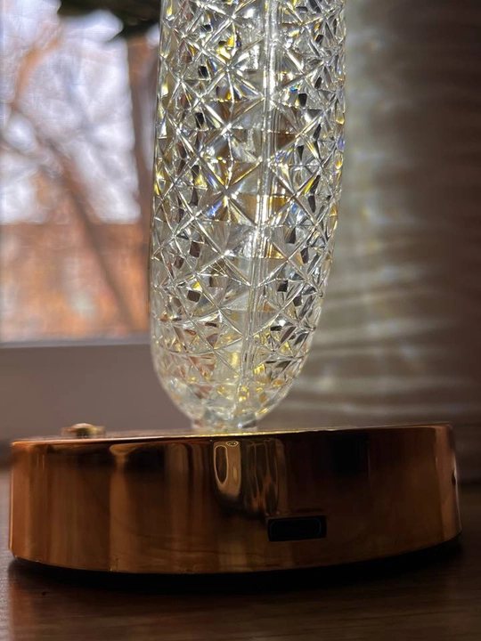 LED tungi chiroq, dekorativ stol chirog‘i, ranglari almashinadigan, USB quvvatli