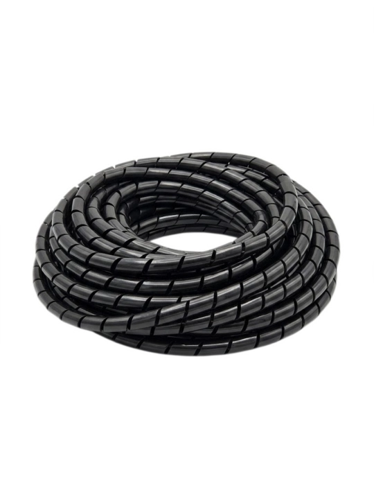 Kabel uchun qora spiral bandaj, 6–14 mm - 