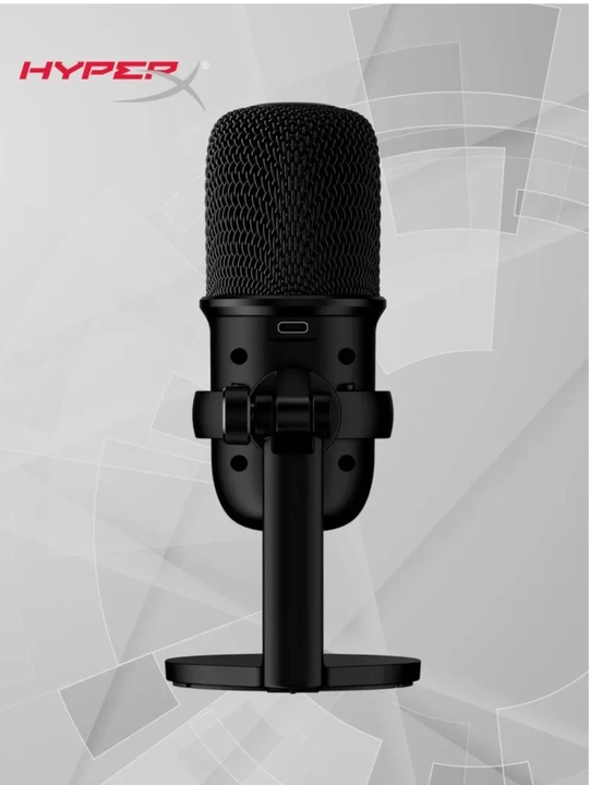 Микрофон HyperX SoloCast USB, Tap-to-Mute, Plug & Play, черный