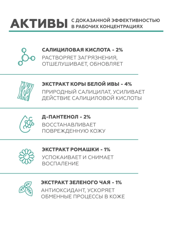 Salicylic 2% Geltek po‘st tashlovchi losyoni