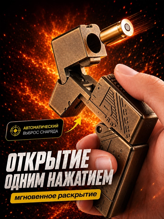 Игрушка-пистолет антистресс в форме зажигалки с мишенью