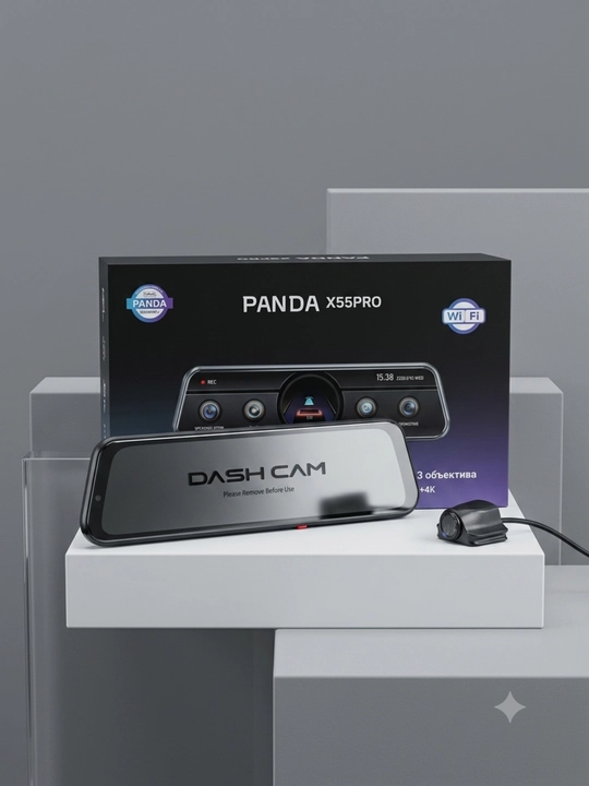 Full HD 4K sensorli ekranli PANDA X55PRO dash kamerasi