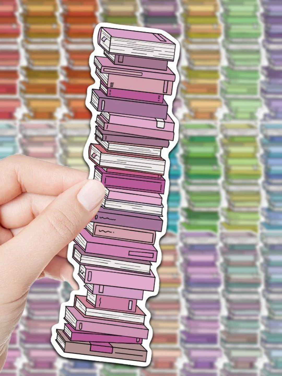 Картонные закладки для книг bookmark набор из 6 штук, разные дизайны, случайный выбор