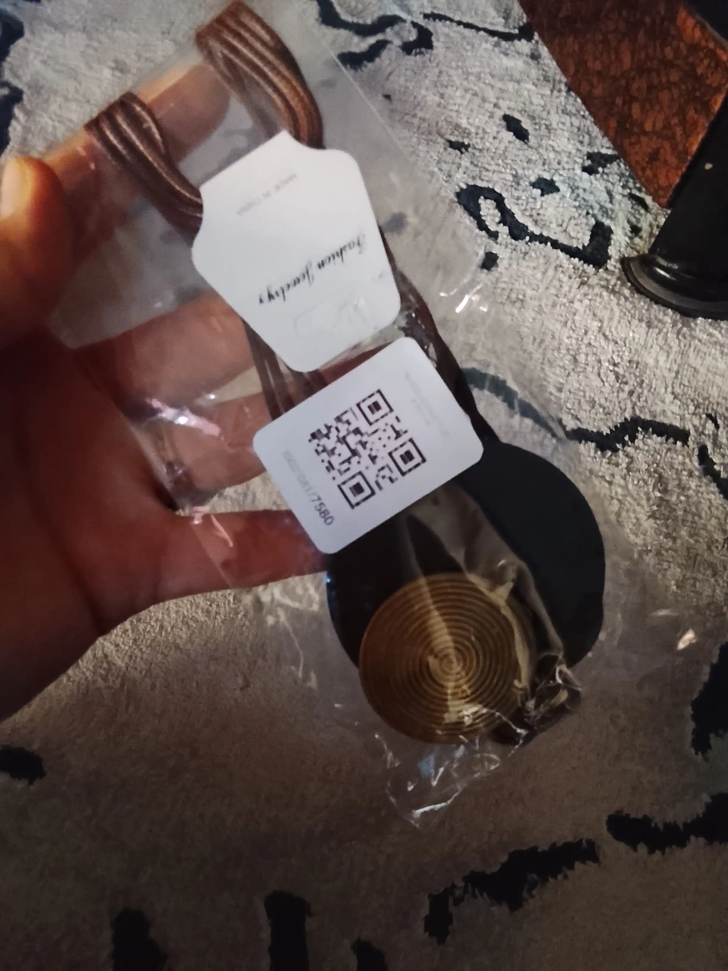 Ayollar uchun boho marjon-kulon, vintage uslub, jigarrang shnurli original taqinchoq bezak