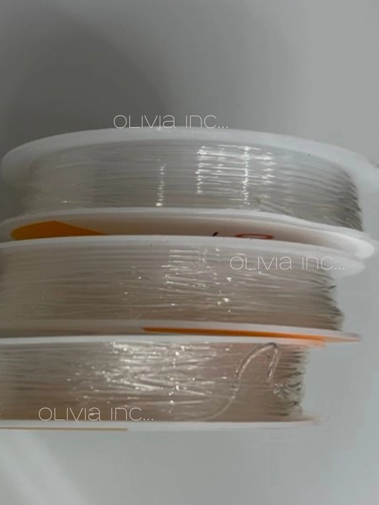Leska, silikon ip, elastik shnur, biser to‘qish uchun