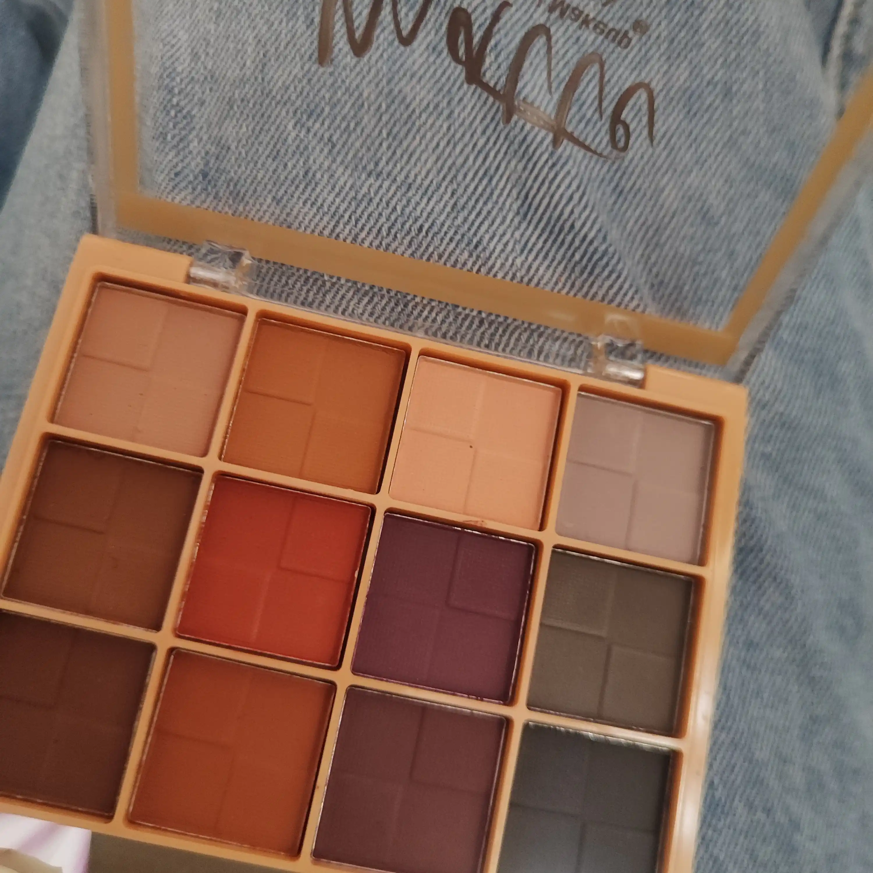 Палитра матовых теней для век, MATTE PROFESSIONAL тени для кожи вокруг глаз, из 10 цветов