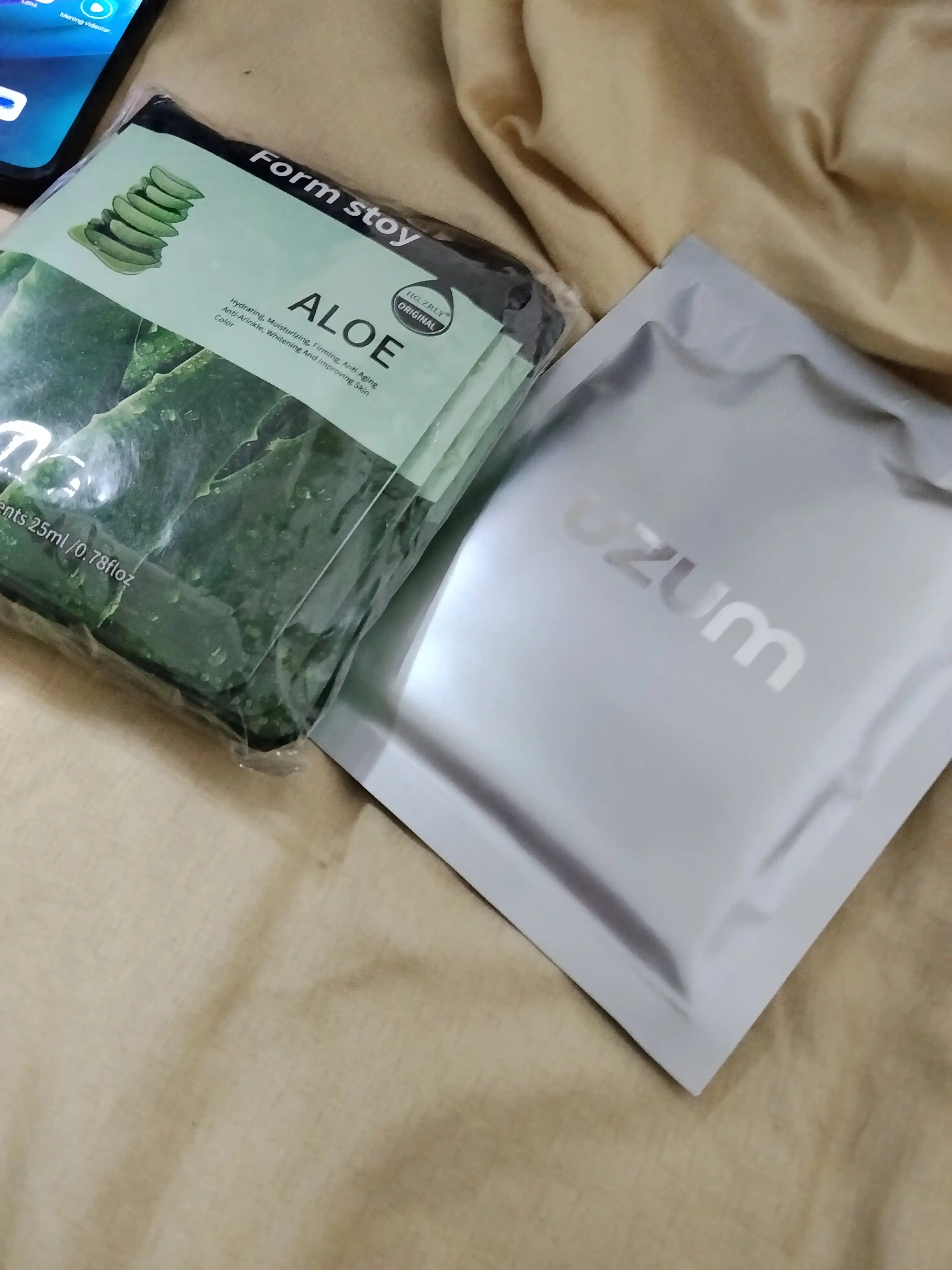 Matodan yuz niqobi, aloe, avokado, kollagen, shiliq qurt, anor, tabiiy ingredientlardan 