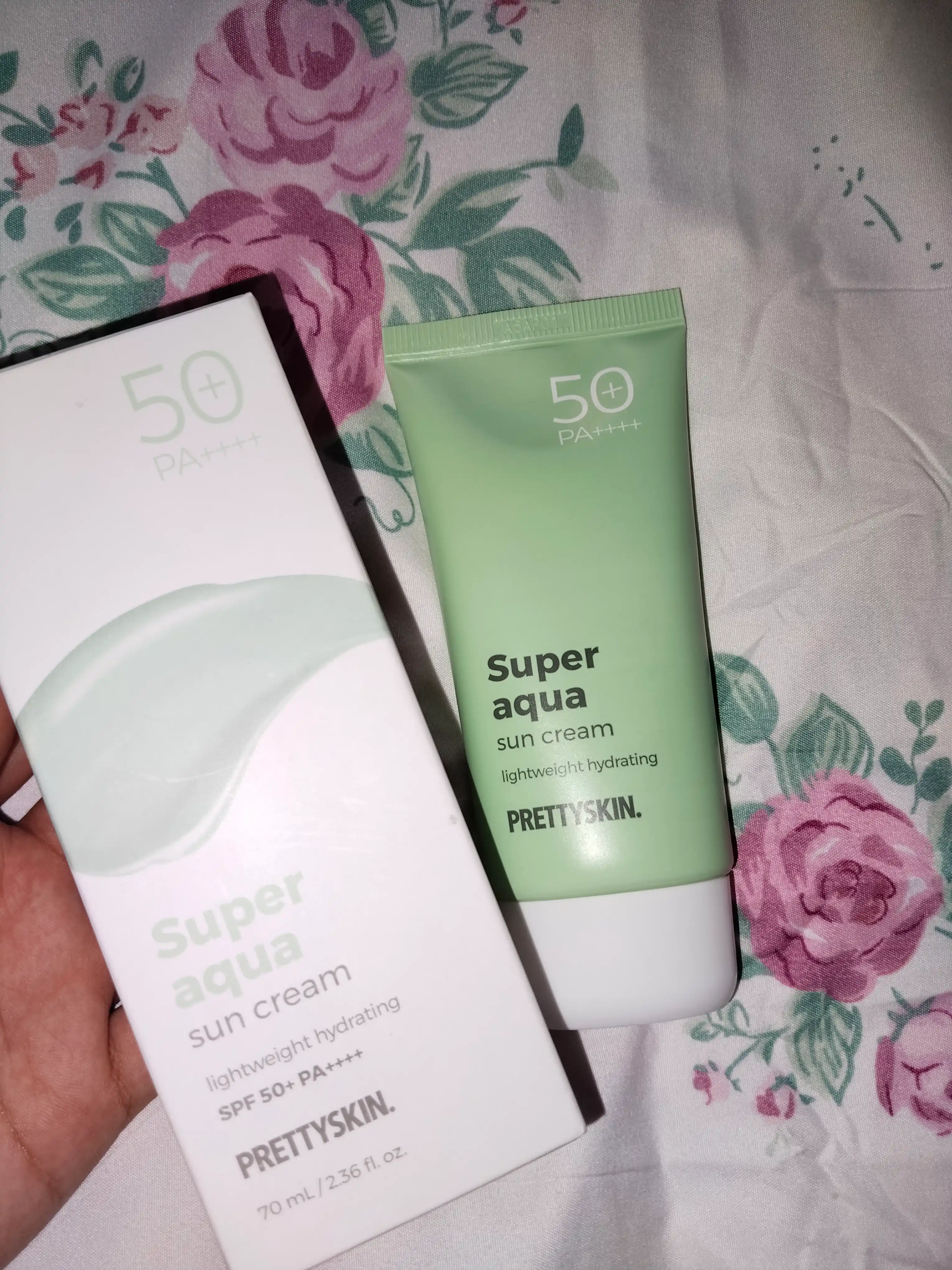 Pretty Skin Yuz uchun namlovchi, quyoshdan himoyalovchi krem SPF50+ PA++++ 4 xil, 70 ml
