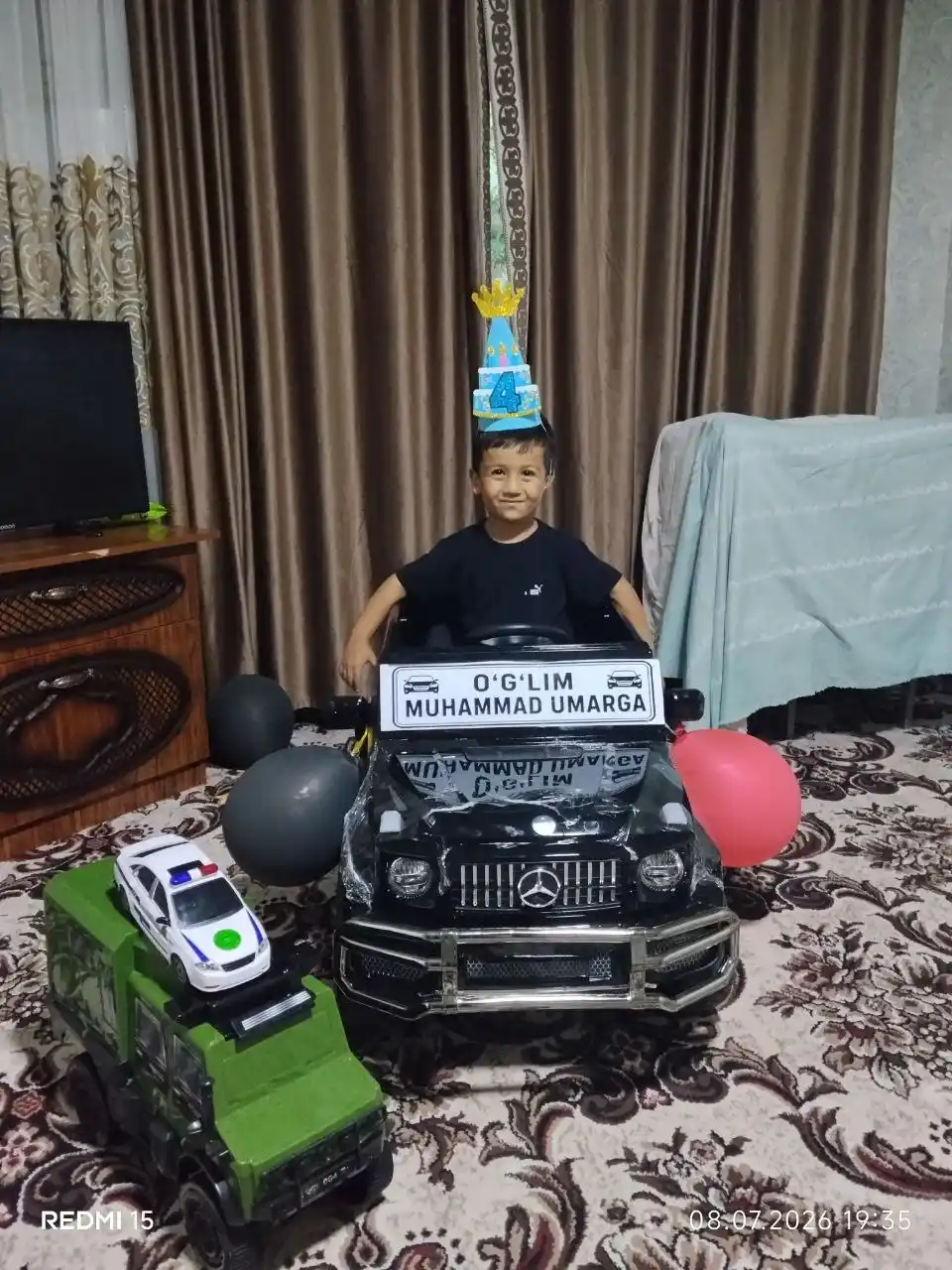 Bolalar uchun elektro avtomobil yo‘ltanlamas XW2188A