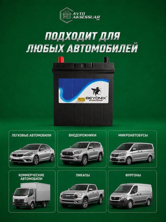 Avtomobil akkumulyatori BEYONIX CMF 57412