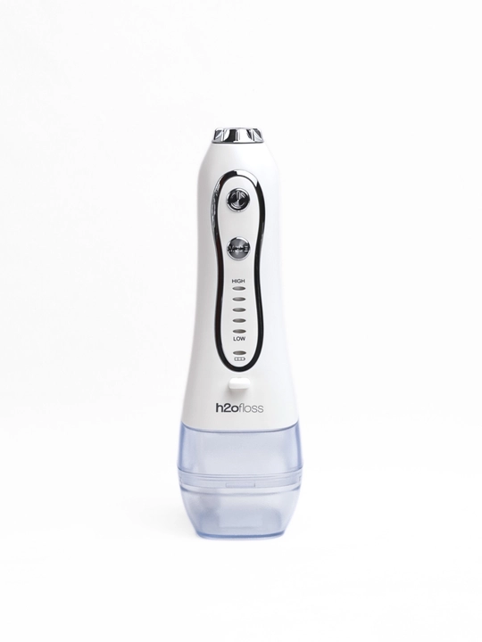 H2OFloss Portativ og‘iz irrigatori – professional tish va milk parvarishi, 8 ta nasadka
