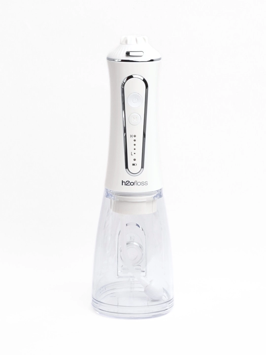 H2OFloss Portativ og‘iz irrigatori – professional tish va milk parvarishi, 8 ta nasadka
