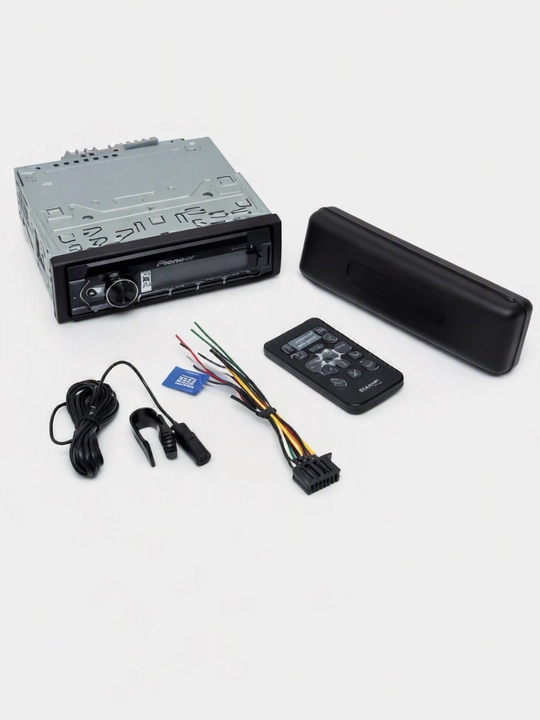 Avtomagnitola PIONEER DEH-S4250BT Bluetooth AUX USB CD 1DIN qora avtomobil uchun