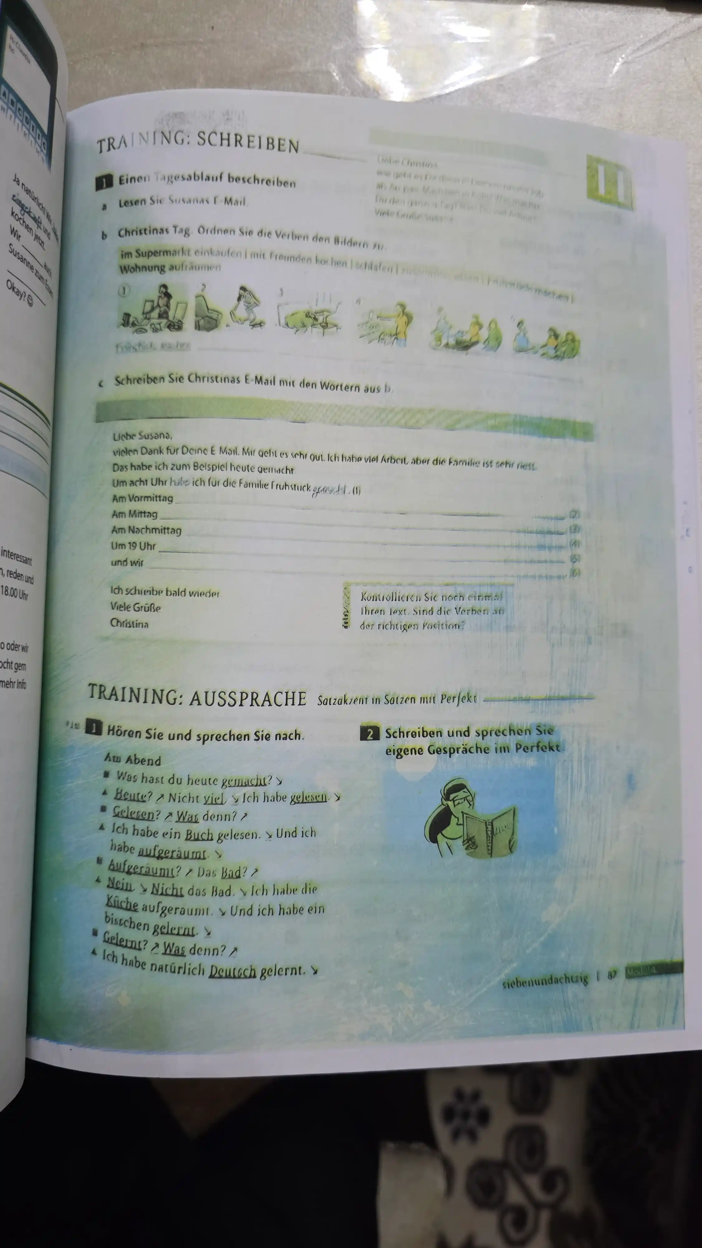 Nemis tili kursi Menschen Kursbuch Arbeitsbuch A1.1
