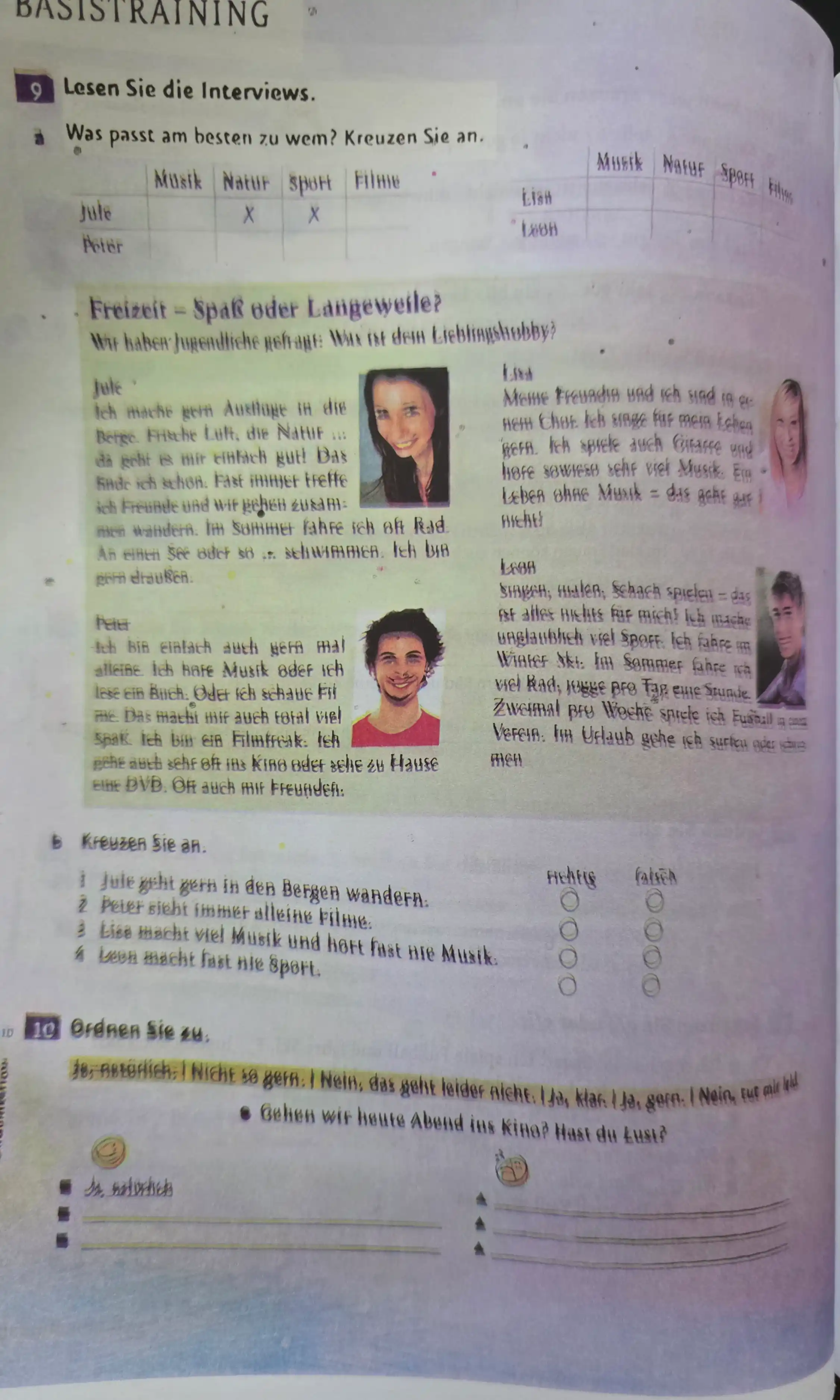 Nemis tili kursi Menschen Kursbuch Arbeitsbuch A1.1