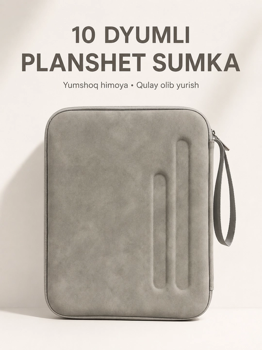 10 dyuymgacha planshet uchun zamonaviy himoya sumka — ishonchli va qulay - 