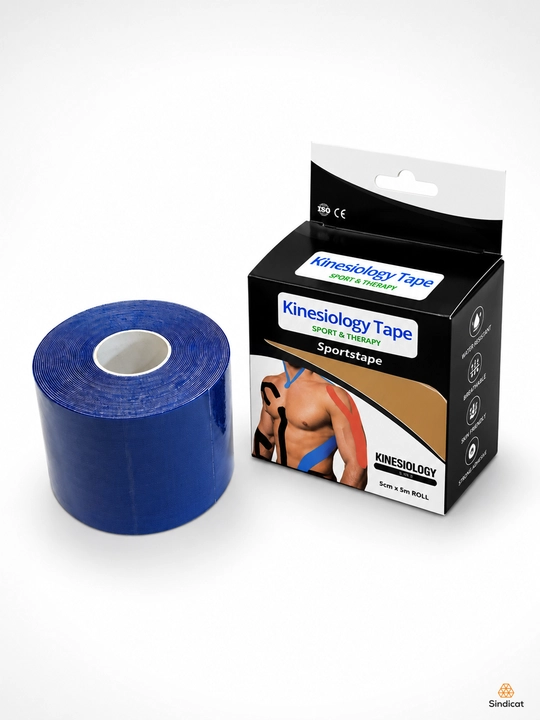 Tana va yuz uchun kineziologik tasma, 5 sm-5 metrli sport plastiri