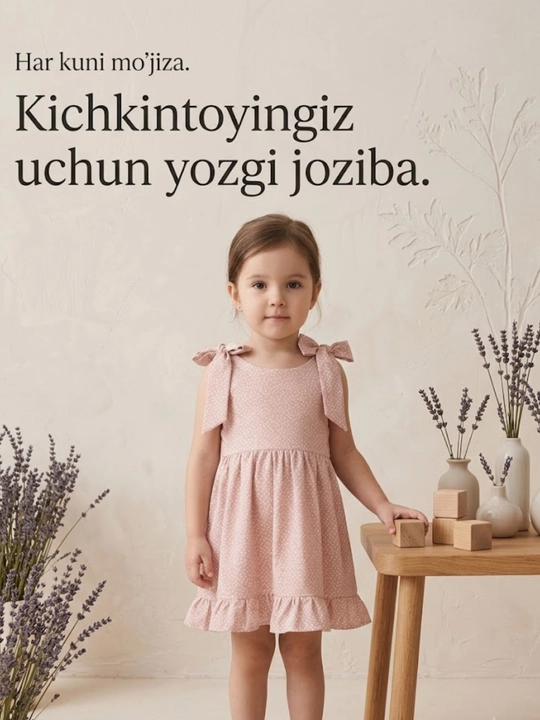 Платье для девочки, летнее платье - 