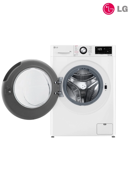 Стиральная машина LG F2V3PS6 14 программ, A+++, Inverter, AI Direct Drive, 8 кг