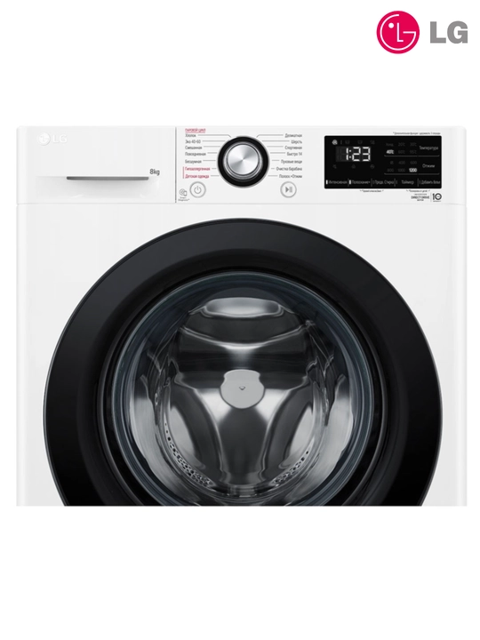 Стиральная машина LG F2V3PS6 14 программ, A+++, Inverter, AI Direct Drive, 8 кг