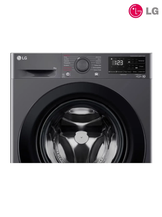 Стиральная машина LG F2V3PS6 14 программ, A+++, Inverter, AI Direct Drive, 8 кг