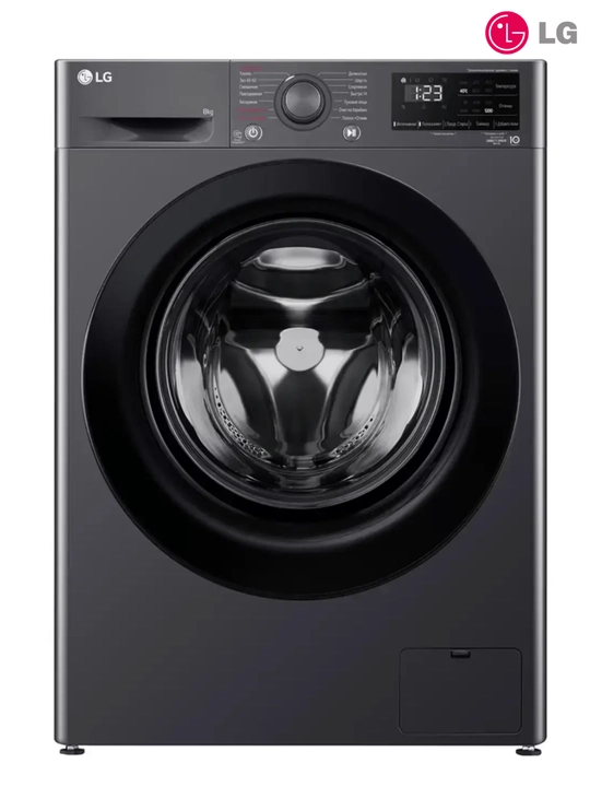 Стиральная машина LG F2V3PS6 14 программ, A+++, Inverter, AI Direct Drive, 8 кг