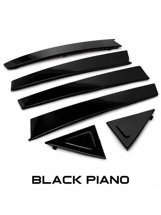 Дверные стойки для Lacetti Gentra, Black Piano и Матовый