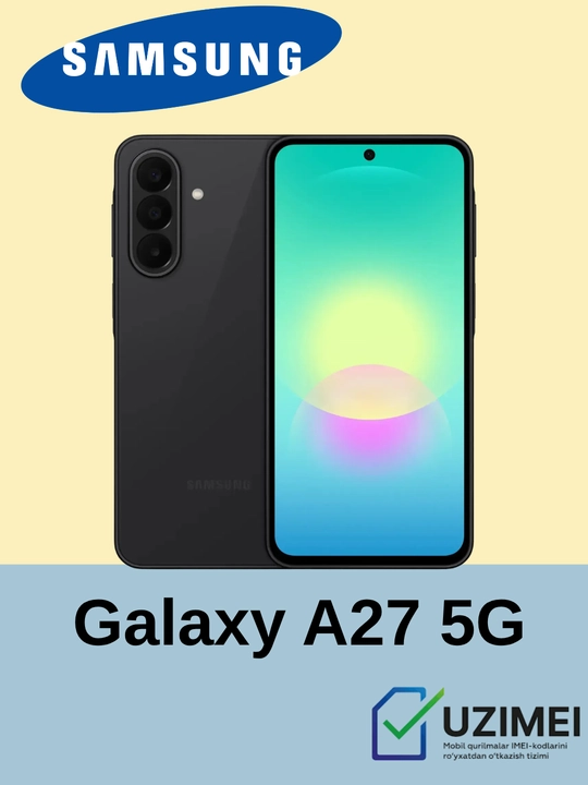 Samsung Galaxy A27 5G Global, 50-МП  Ай  камера  аккумулятор 5000 мАч, UzIMEI - 