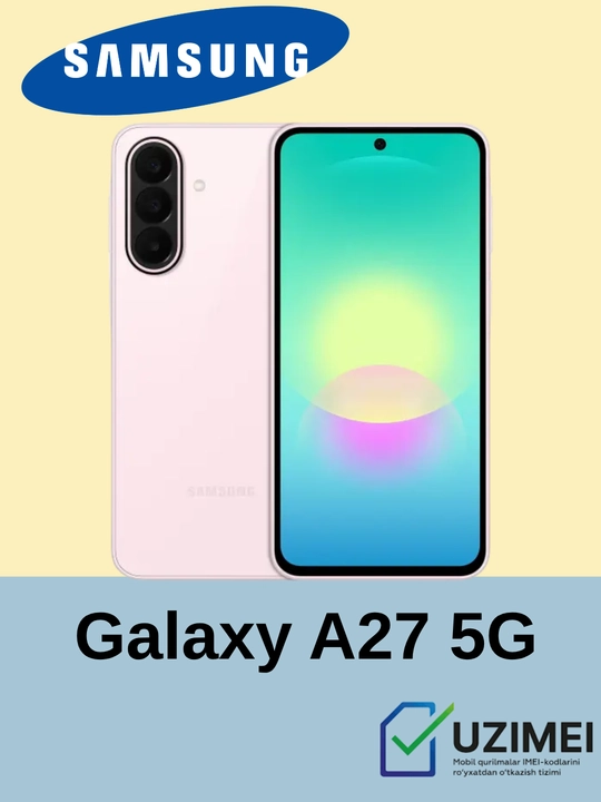 Samsung Galaxy A27 5G Global, 50-МП  Ай  камера  аккумулятор 5000 мАч, UzIMEI - 