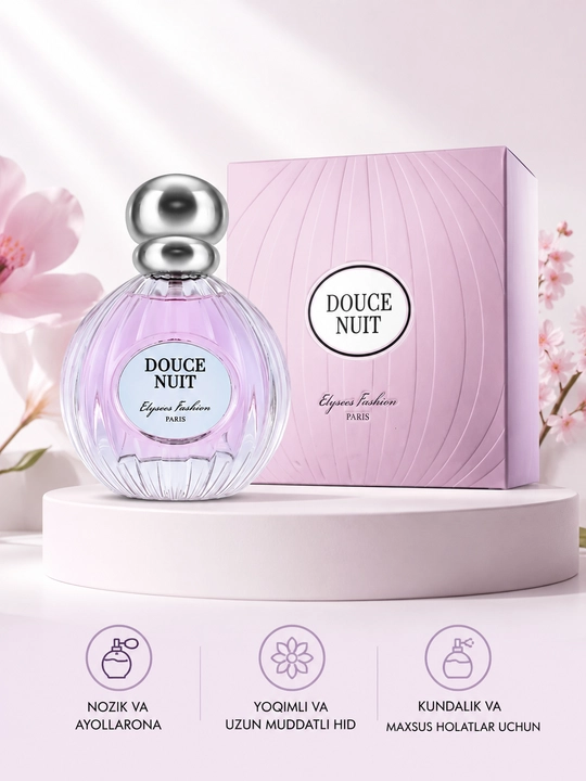 Prestige Parfums Douce Nuit ayollar parfyumlangan suvi, 100 ml