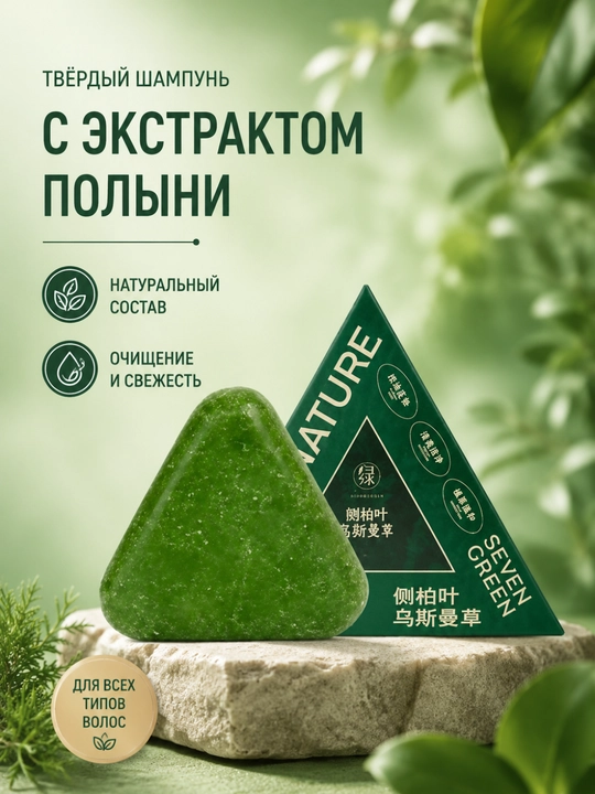 Шампунь - мыло, твердый шампунь, мыло с опухолевым составом - 