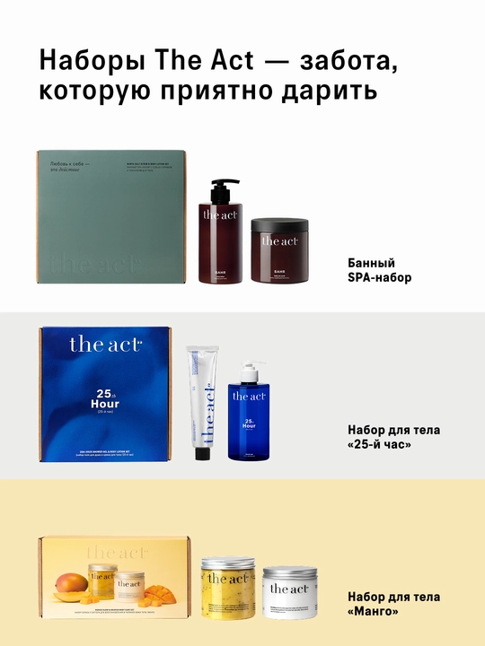 Банный SPA-набор скраб и лосьон для тела