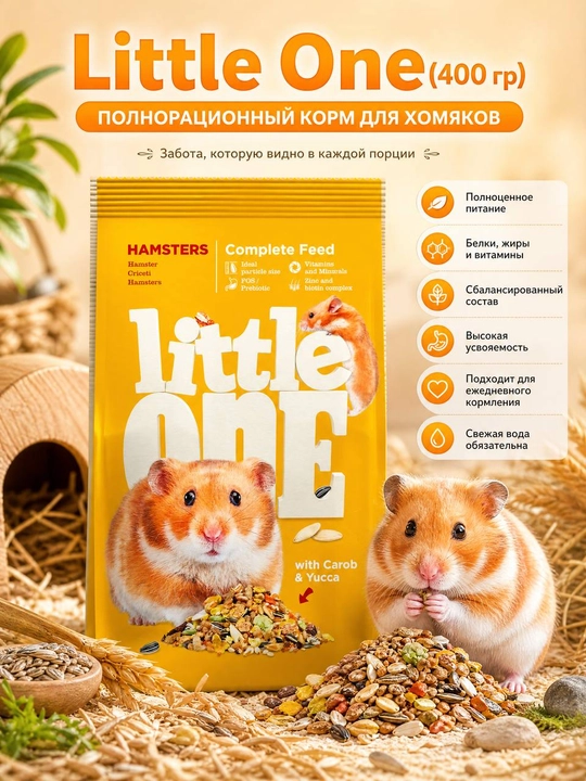 Корм для хомяков Little One 400 гр - 