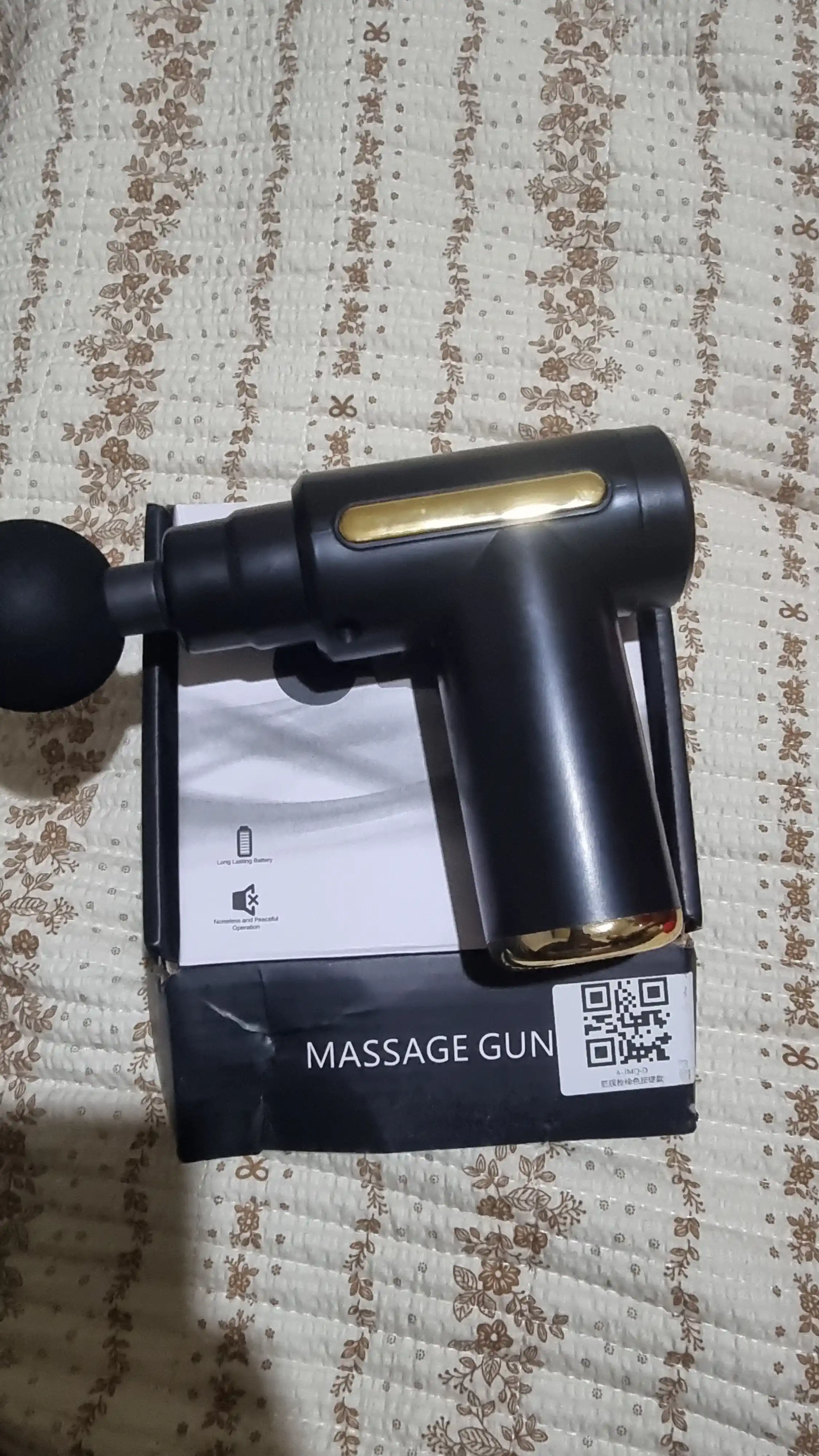 Massajor, pistolet bilan zarba berish, tana, orqa, bo‘yinni massaj qilish apparati