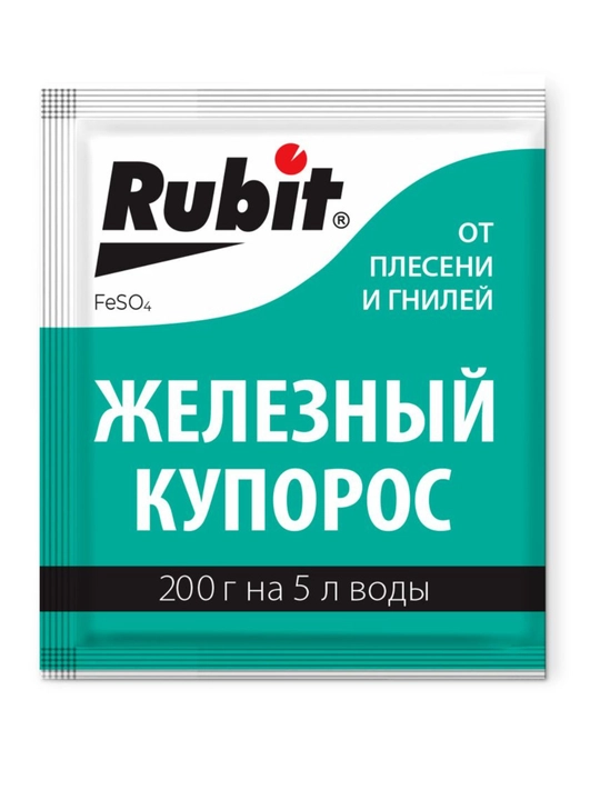Rubit temir kuporosi, mog‘or va chirishga qarshi, 200 g