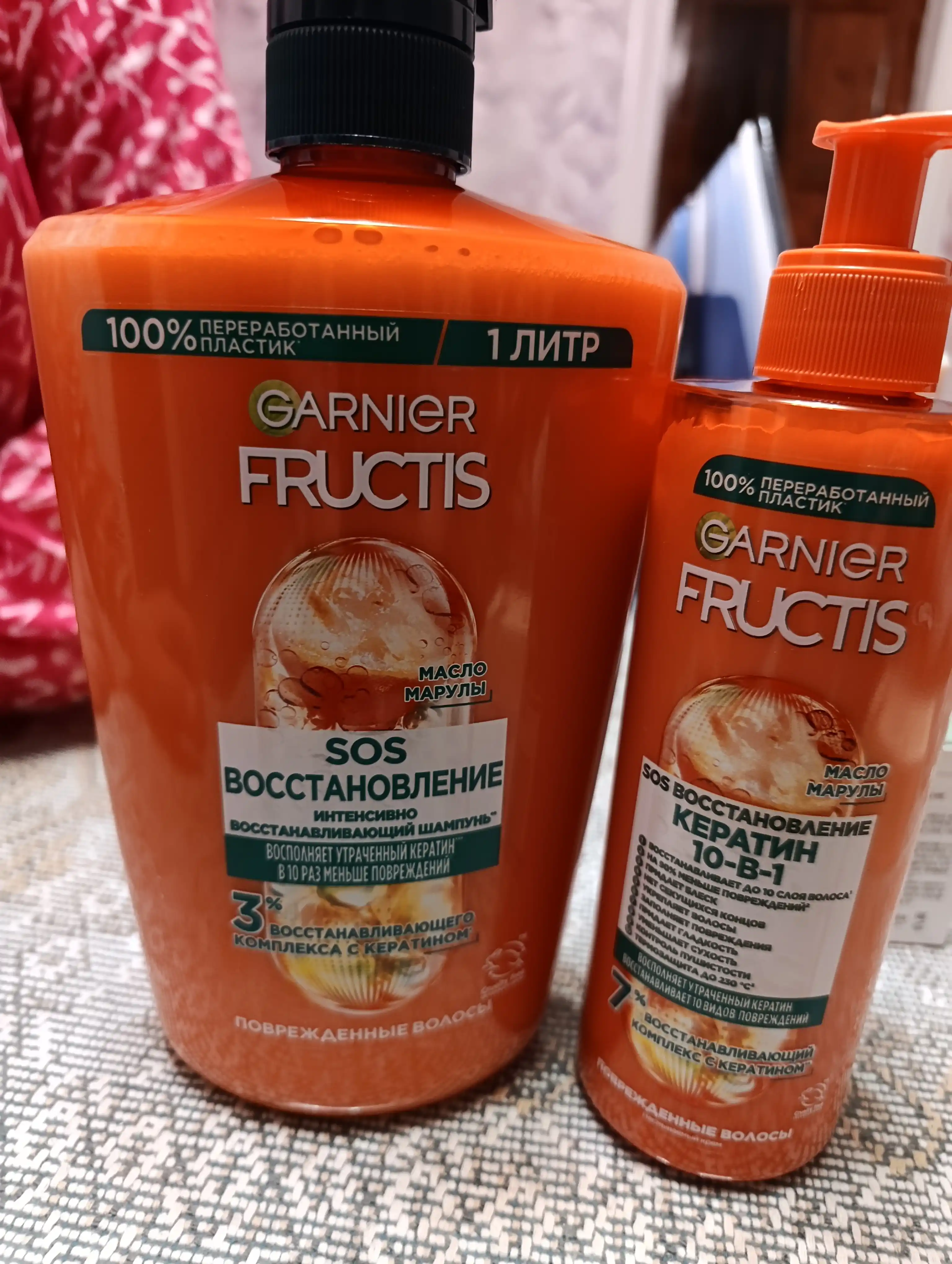 Шампунь Garnier Fructis SOS Восстановление, 1000 мл