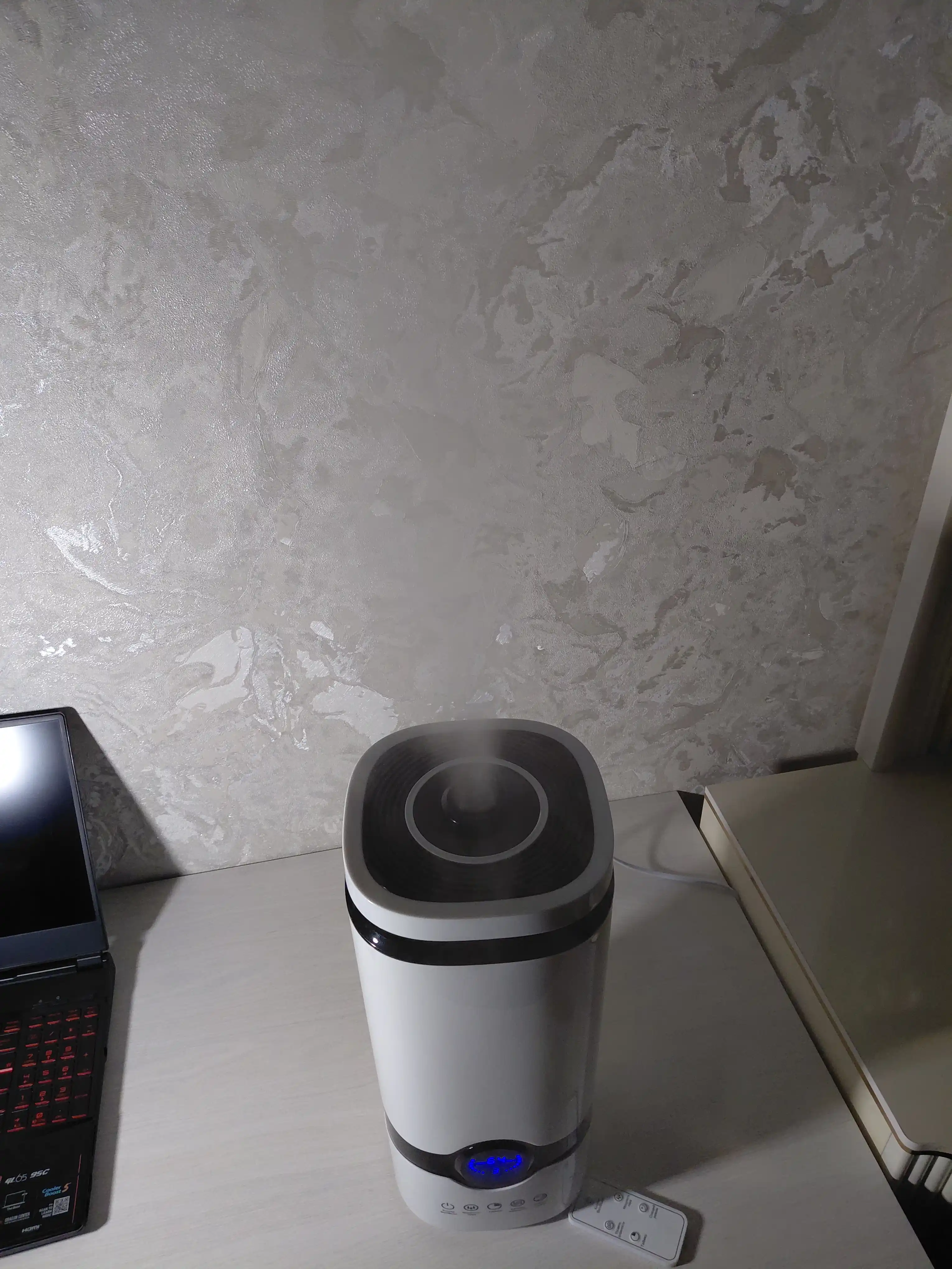 Aqlli havo namlagich uy va ofis uchun 4 litr, pultli, taymer, LED display, 3 rejim