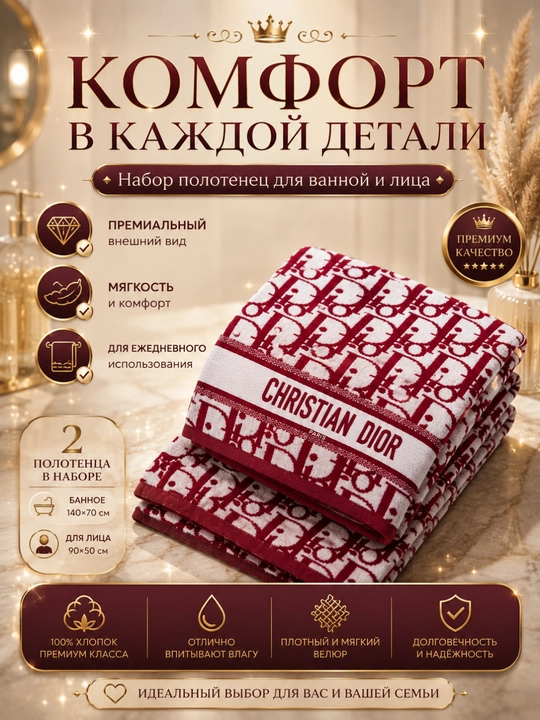 Sochiqlar to'plami, 2 tasi 1 da, hammom, yuz va soch uchun, yumshoq va mayin