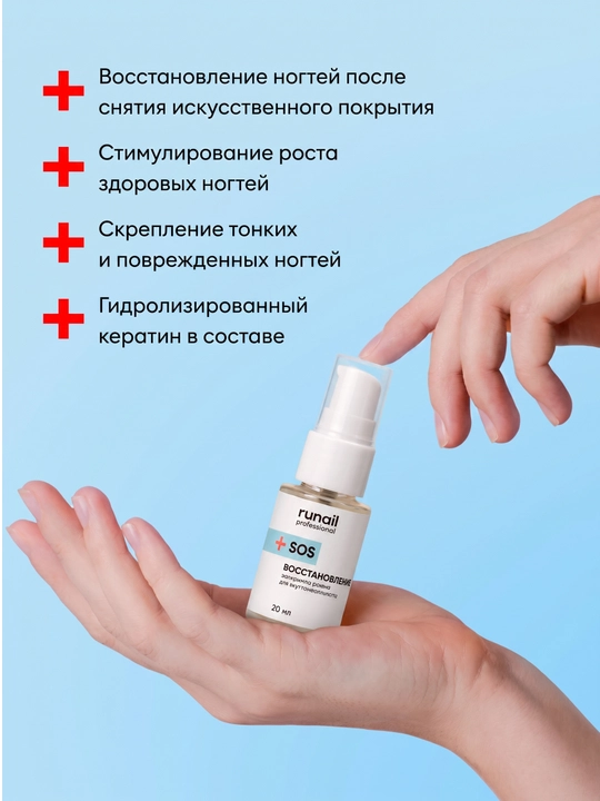 Сыворотка-флюид для ногтей и кутикулы, 20 мл runail