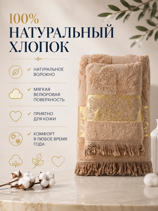 Sochiqlar to'plami 2 tasi 1 da, hammom, yuz va soch uchun, yumshoq va mayin