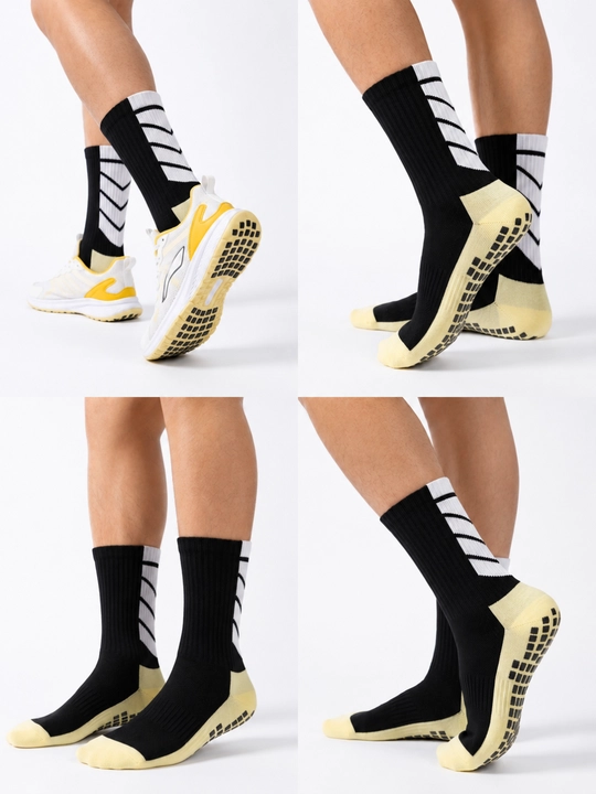 Grip Socks va futbol getrasi to‘plami, sirpanmaydigan sport paypoq, uniseks