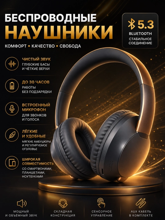 Беспроводные Bluetooth-наушники, ST98, ST861 - 