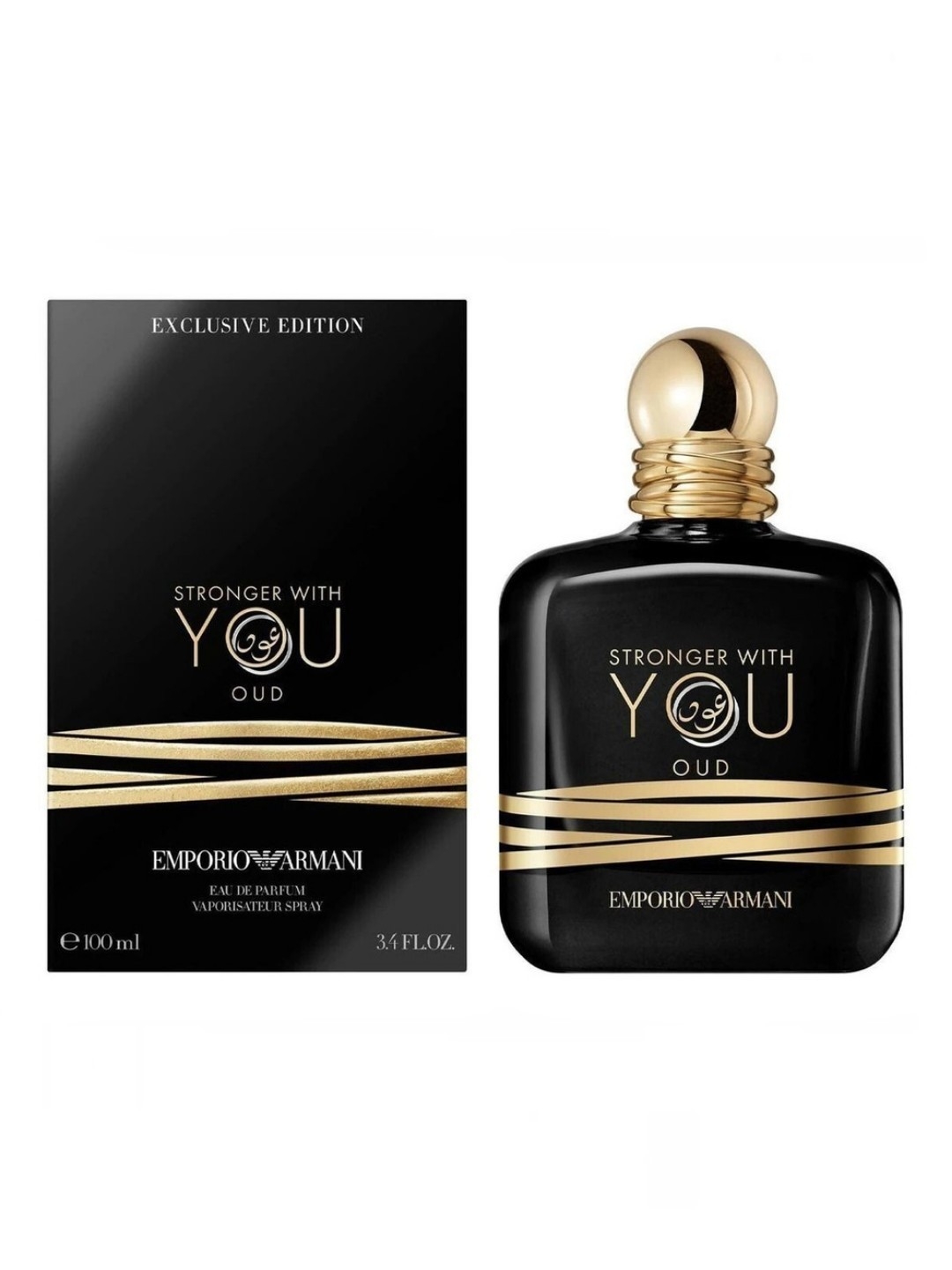 Emporio Armani Stronger With You Oud, 100 мл, EDP – мужской парфюм, древесный парфюм - 