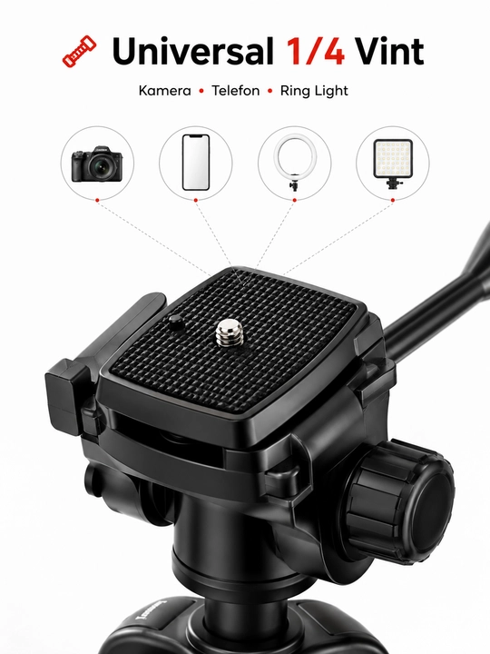 JMARY KP-2201 professional shtativ 172sm telefon va kamera uchun tripod 3kg