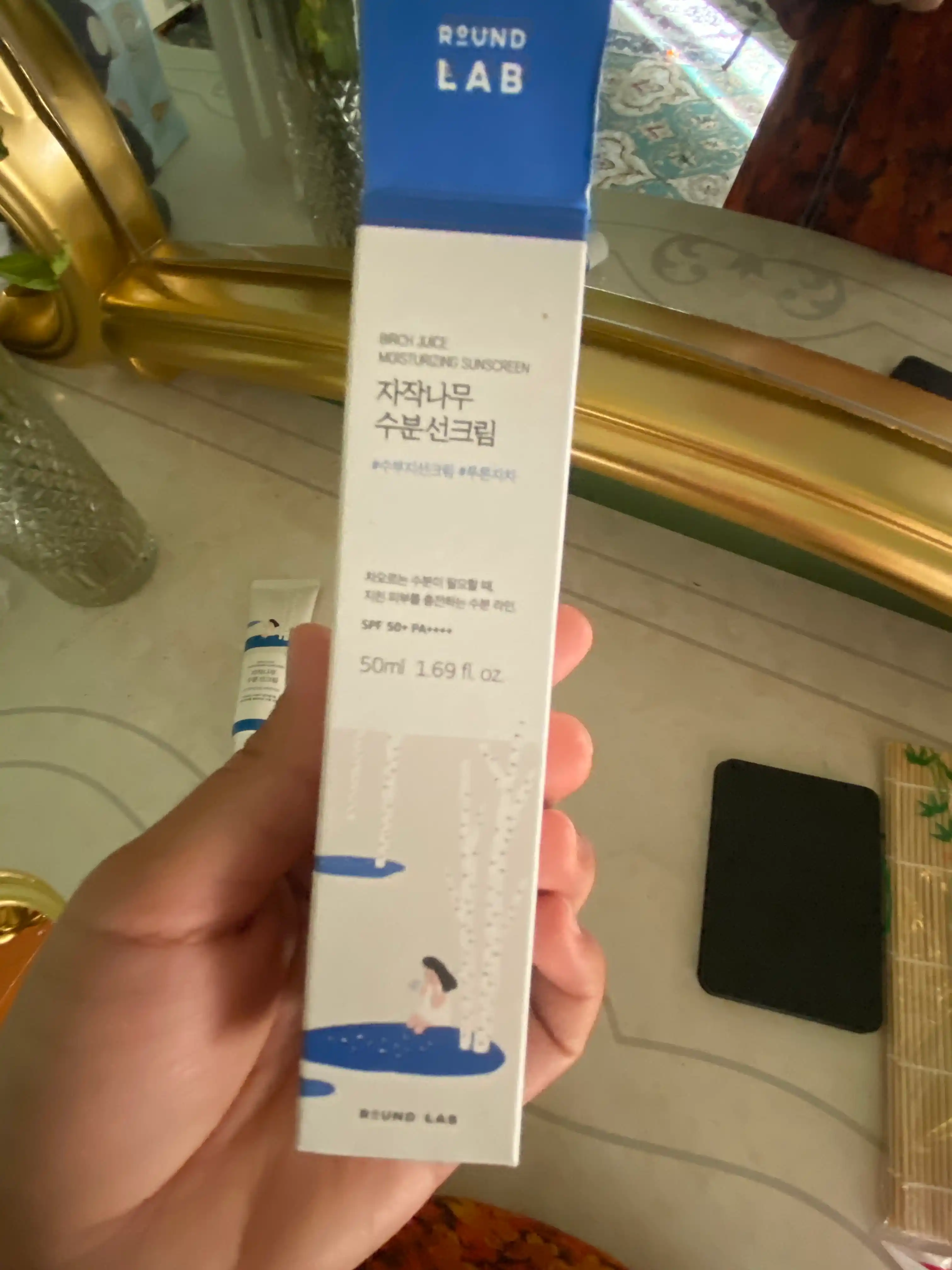 Солнцезащитный крем Round Lab Birch Juice Moisturizing Sunscreen SPF50+ PA++++, 50 мл
