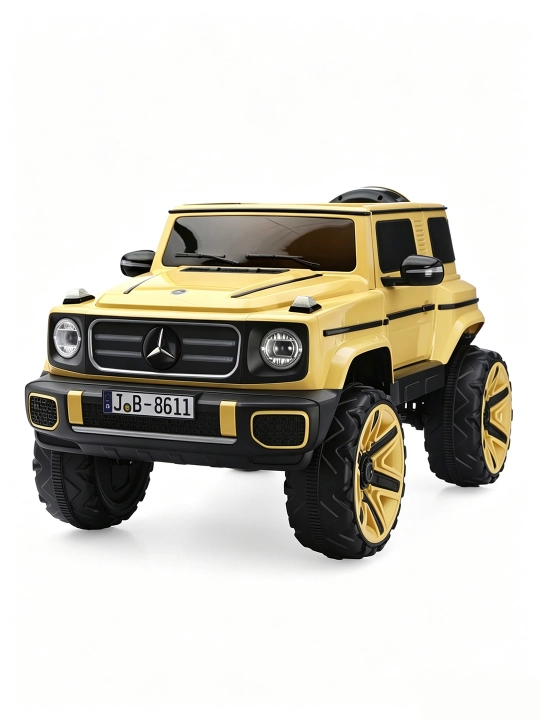 Bolalar elektromobili, old va orqa LED chiroqlari, USB-AUX